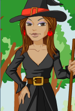 Pope Fay as a witch